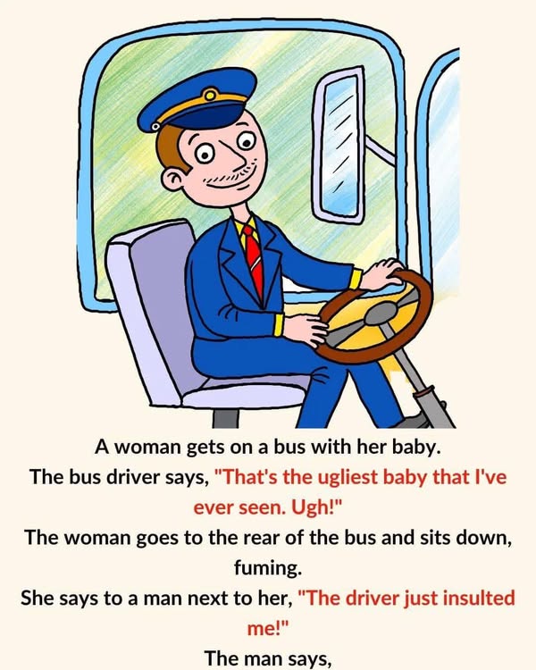 Rude Bus Driver (Funny Joke)